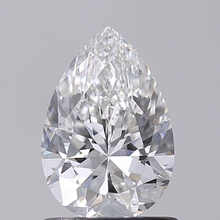 1.00 Carat Pear Shaped, Very Good Cut, E Color, VS1 Clarity, IGI Certified Lab Grown Diamond