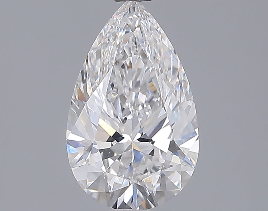 1.54 Carat Pear Shaped, Ideal Cut, D Color, VVS2 Clarity, IGI Certified Lab Grown Diamond