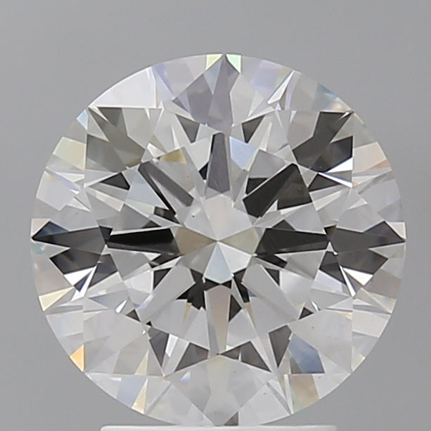 3.08 Carat Round Shaped, Ideal Cut, F Color, VVS2 Clarity, IGI Certified Lab Grown Diamond