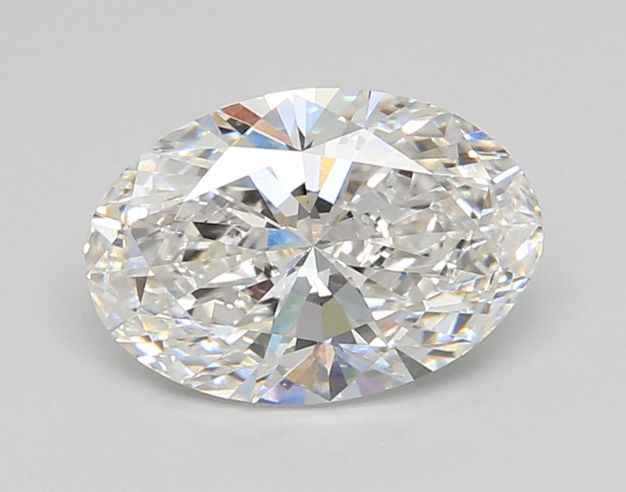 2.55 Carat Oval Shaped, Ideal Cut, E Color, VS1 Clarity, IGI Certified Lab Grown Diamond
