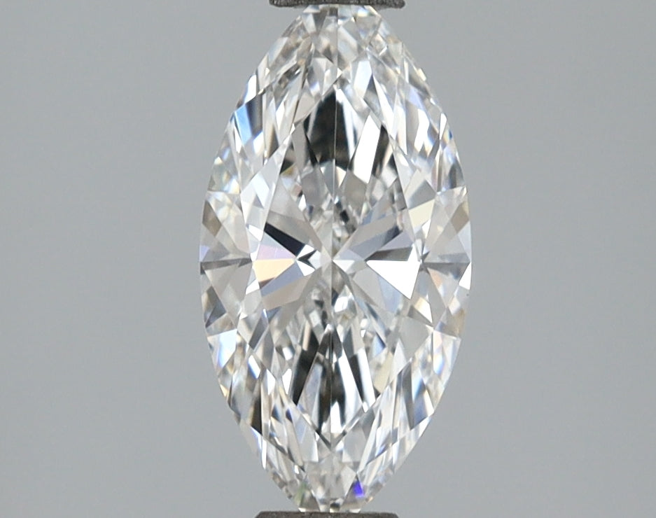 1.05 Carat Marquise Shaped, Ideal Cut, F Color, VVS2 Clarity, IGI Certified Lab Grown Diamond