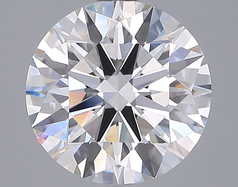 3.04 Carat Round Shaped, Ideal Cut, D Color, VVS2 Clarity, IGI Certified Lab Grown Diamond