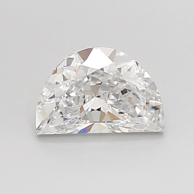1.07 Carat Half Moon Shaped, Very Good Cut, D Color, VS1 Clarity, IGI Certified Lab Grown Diamond