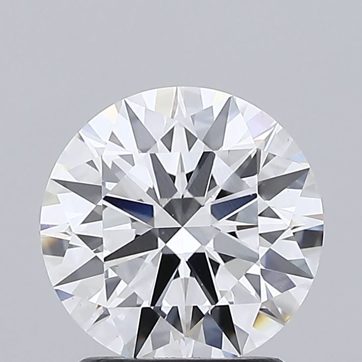 2.10 Carat Round Shaped, Ideal Cut, F Color, VVS2 Clarity, IGI Certified Lab Grown Diamond