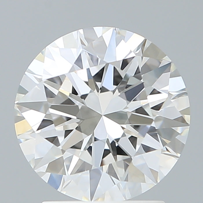 2.27 Carat Round Shaped, Excellent Cut, F Color, VVS2 Clarity, IGI Certified Lab Grown Diamond