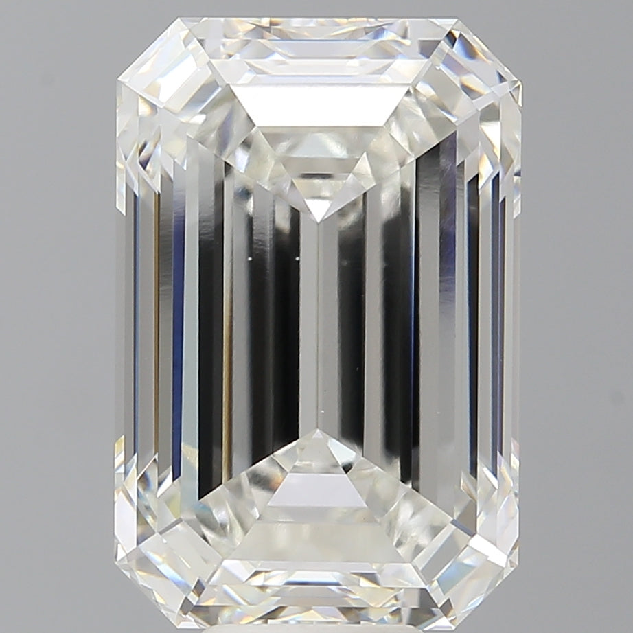 11.51 Carat Emerald Shaped, Ideal Cut, F Color, VS1 Clarity, IGI Certified Lab Grown Diamond