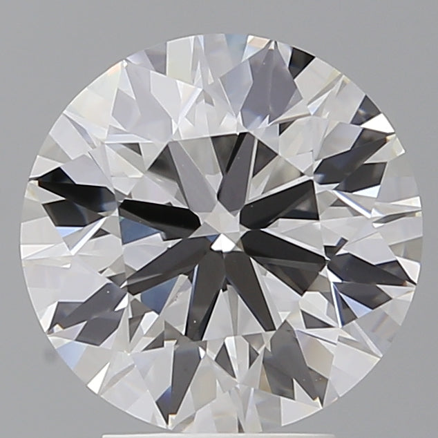 4.03 Carat Round Shaped, Ideal Cut, E Color, VVS2 Clarity, IGI Certified Lab Grown Diamond