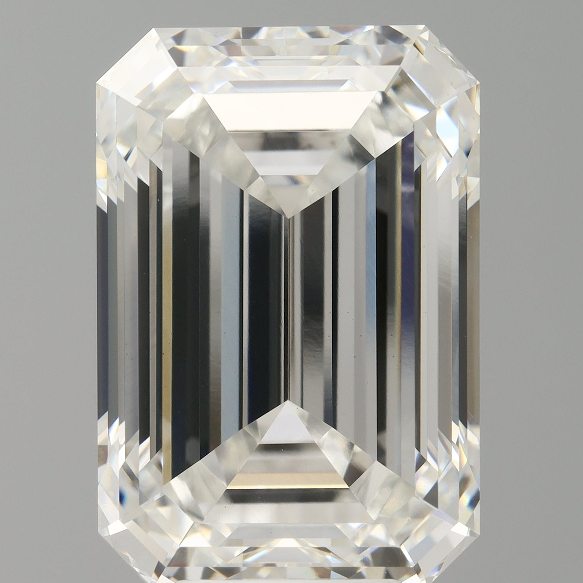 8.04 Carat Emerald Shaped, Ideal Cut, F Color, VS1 Clarity, IGI Certified Lab Grown Diamond