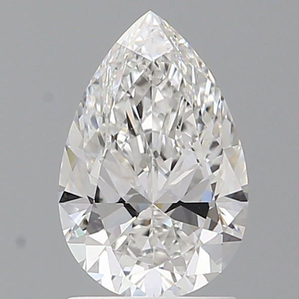 1.58 Carat Pear Shaped, Ideal Cut, E Color, VVS2 Clarity, IGI Certified Lab Grown Diamond