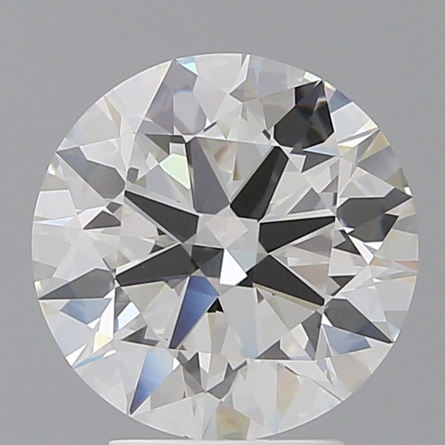 3.53 Carat Round Shaped, Ideal Cut, F Color, VVS2 Clarity, IGI Certified Lab Grown Diamond