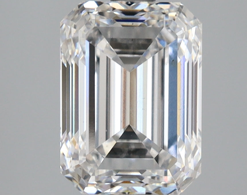 3.03 Carat Emerald Shaped, Ideal Cut, D Color, VS2 Clarity, IGI Certified Lab Grown Diamond