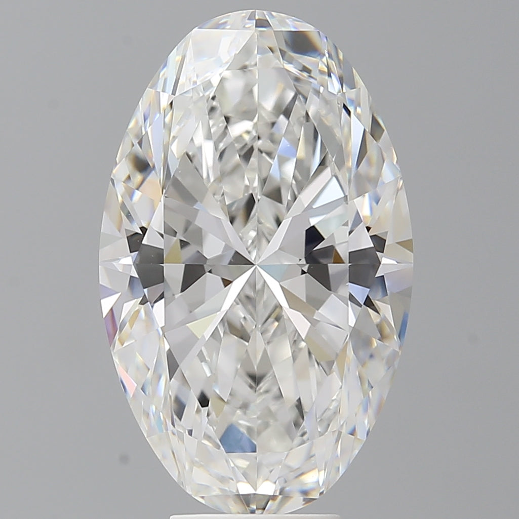 8.05 Carat Oval Shaped, Ideal Cut, F Color, VVS2 Clarity, IGI Certified Lab Grown Diamond
