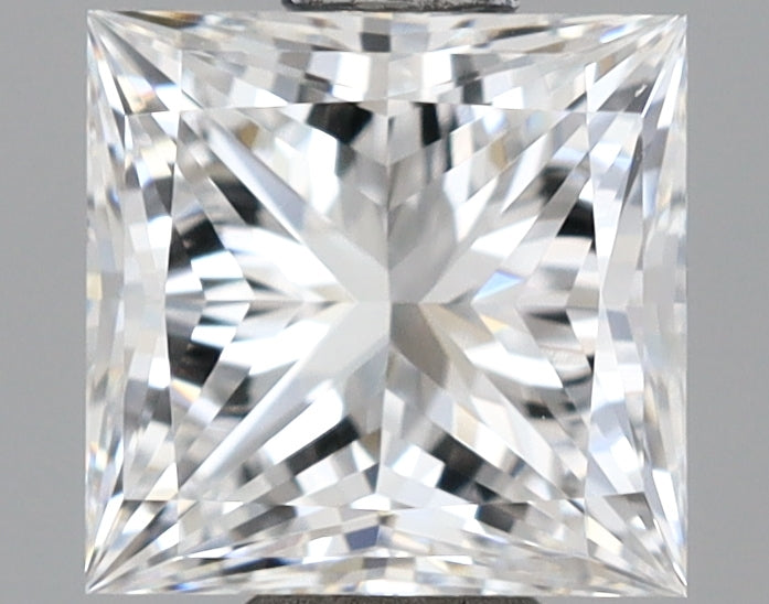 1.02 Carat Princess Shaped, Ideal Cut, D Color, VVS1 Clarity, IGI Certified Lab Grown Diamond