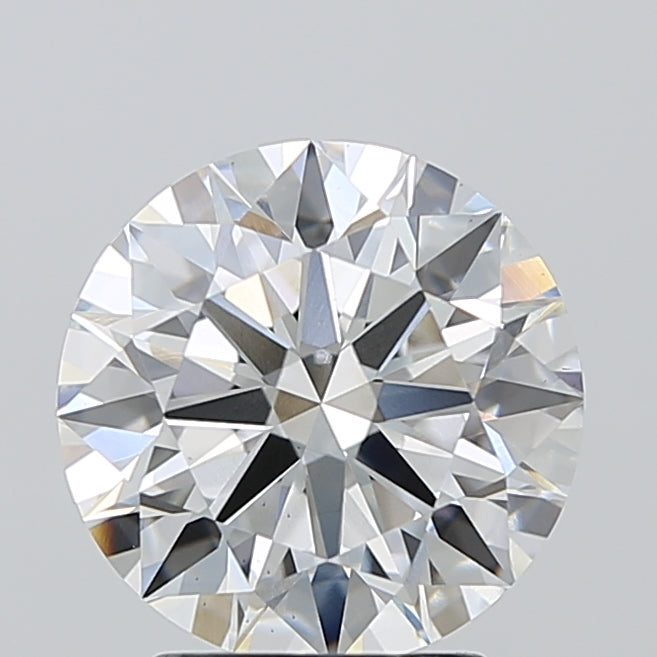 3.09 Carat Round Shaped, Ideal Cut, E Color, VS1 Clarity, IGI Certified Lab Grown Diamond
