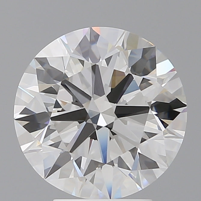 4.09 Carat Round Shaped, Ideal Cut, F Color, VVS2 Clarity, IGI Certified Lab Grown Diamond