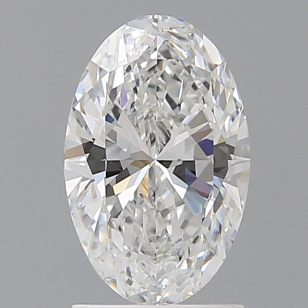1.60 Carat Oval Shaped, Ideal Cut, E Color, VVS2 Clarity, IGI Certified Lab Grown Diamond