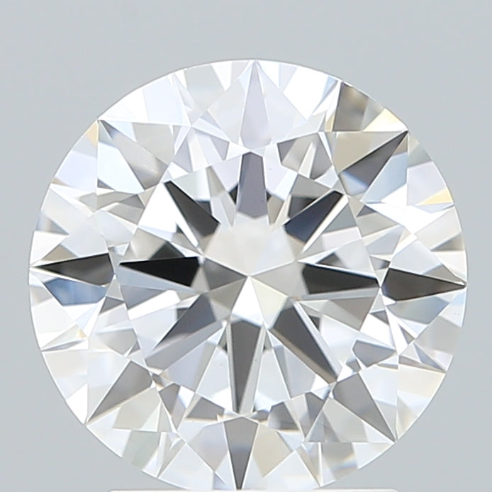 2.54 Carat Round Shaped, Ideal Cut, D Color, VVS2 Clarity, IGI Certified Lab Grown Diamond