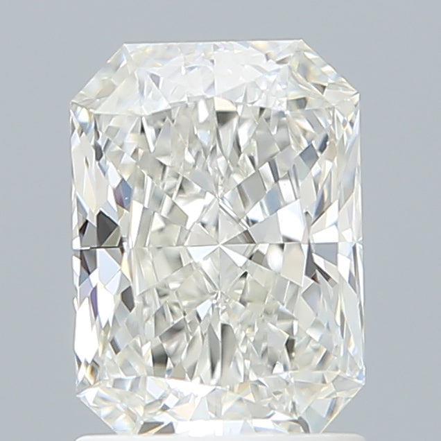 1.50 Carat Radiant Shaped, Ideal Cut, G Color, VVS2 Clarity, IGI Certified Lab Grown Diamond