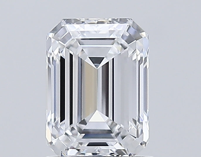 1.55 Carat Emerald Shaped, Ideal Cut, E Color, VVS2 Clarity, IGI Certified Lab Grown Diamond
