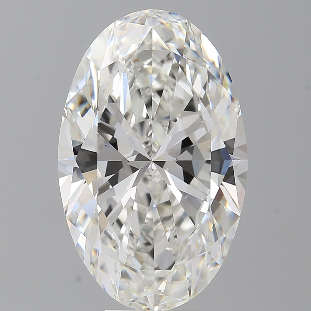 9.59 Carat Oval Shaped, Ideal Cut, F Color, VVS2 Clarity, IGI Certified Lab Grown Diamond