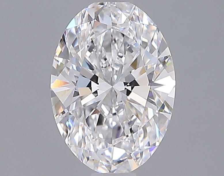 1.34 Carat Oval Shaped, Ideal Cut, D Color, VS1 Clarity, IGI Certified Lab Grown Diamond