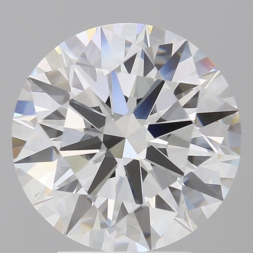 4.04 Carat Round Shaped, Ideal Cut, F Color, VVS2 Clarity, IGI Certified Lab Grown Diamond