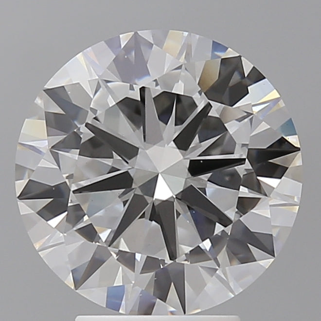 4.09 Carat Round Shaped, Excellent Cut, E Color, VS1 Clarity, IGI Certified Lab Grown Diamond