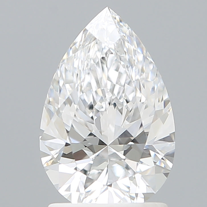 1.60 Carat Pear Shaped, Ideal Cut, D Color, VVS2 Clarity, IGI Certified Lab Grown Diamond