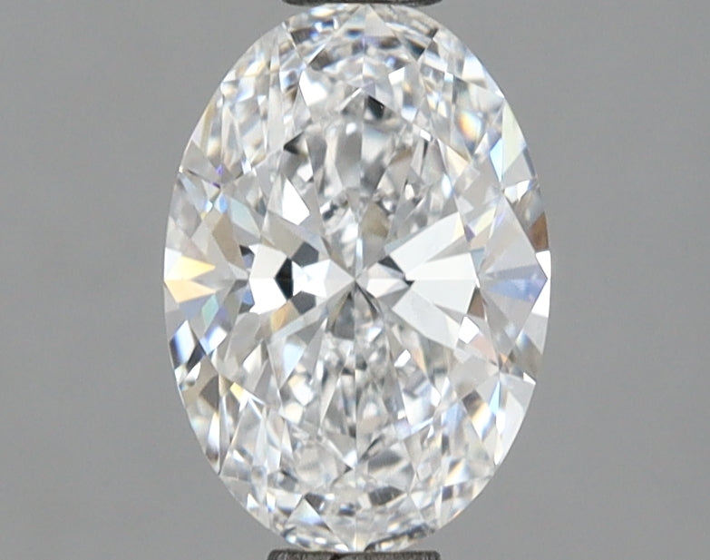 1.10 Carat Oval Shaped, Ideal Cut, D Color, VVS2 Clarity, IGI Certified Lab Grown Diamond