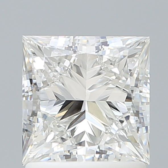 1.58 Carat Princess Shaped, Ideal Cut, F Color, VVS1 Clarity, IGI Certified Lab Grown Diamond