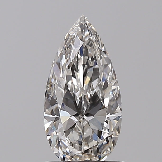 1.03 Carat Pear Shaped, Ideal Cut, G Color, VVS2 Clarity, IGI Certified Lab Grown Diamond