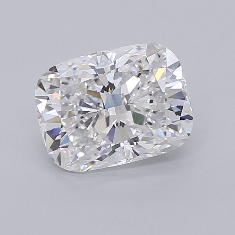2.04 Carat Cushion Shaped, Ideal Cut, E Color, VVS2 Clarity, IGI Certified Lab Grown Diamond