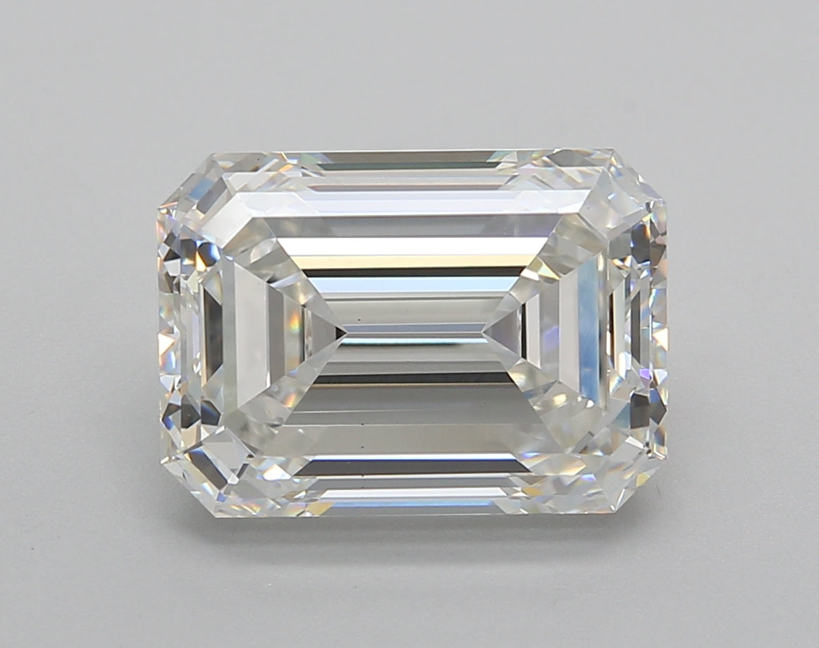5.02 Carat Emerald Shaped, Very Good Cut, F Color, VS1 Clarity, IGI Certified Lab Grown Diamond