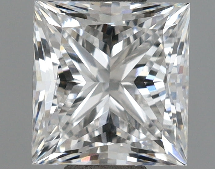 1.01 Carat Princess Shaped, Excellent Cut, E Color, VVS2 Clarity, IGI Certified Lab Grown Diamond