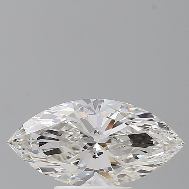 2.10 Carat Marquise Shaped, Ideal Cut, F Color, VVS2 Clarity, IGI Certified Lab Grown Diamond