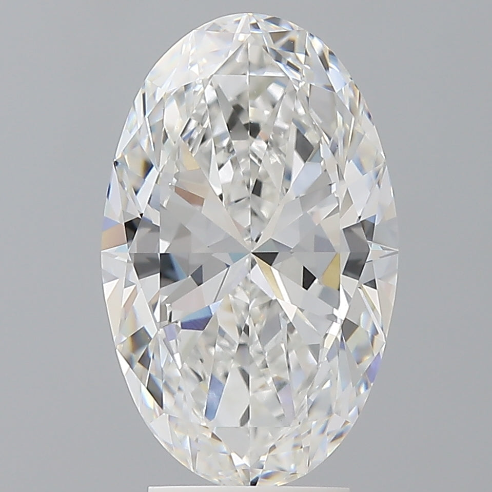 4.03 Carat Oval Shaped, Ideal Cut, E Color, VVS2 Clarity, IGI Certified Lab Grown Diamond