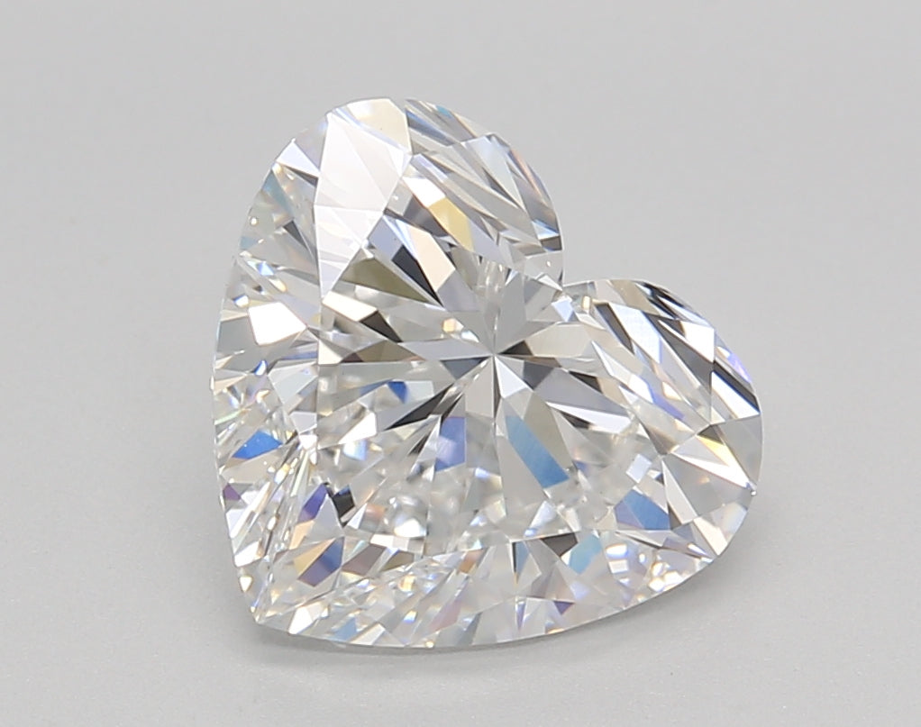 3.02 Carat Heart Shaped, Ideal Cut, E Color, VS1 Clarity, GIA Certified Lab Grown Diamond