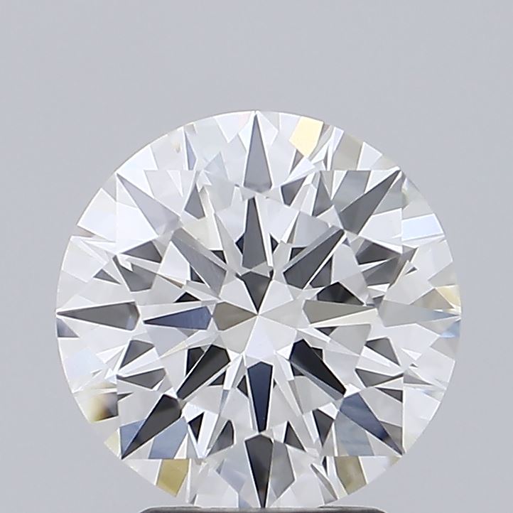 3.14 Carat Round Shaped, Ideal Cut, F Color, VVS2 Clarity, IGI Certified Lab Grown Diamond
