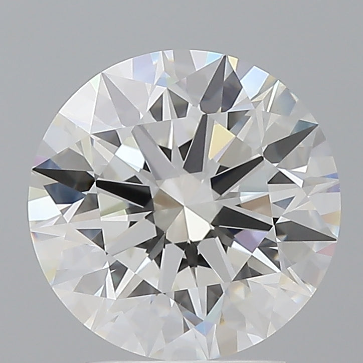 3.05 Carat Round Shaped, Ideal Cut, E Color, VVS2 Clarity, IGI Certified Lab Grown Diamond