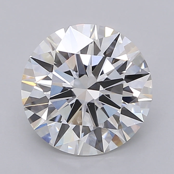 2.54 Carat Round Shaped, Ideal Cut, F Color, VVS2 Clarity, IGI Certified Lab Grown Diamond