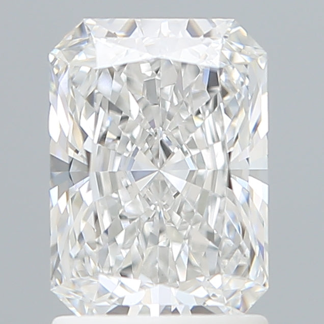 1.71 Carat Radiant Shaped, Ideal Cut, D Color, VS1 Clarity, IGI Certified Lab Grown Diamond