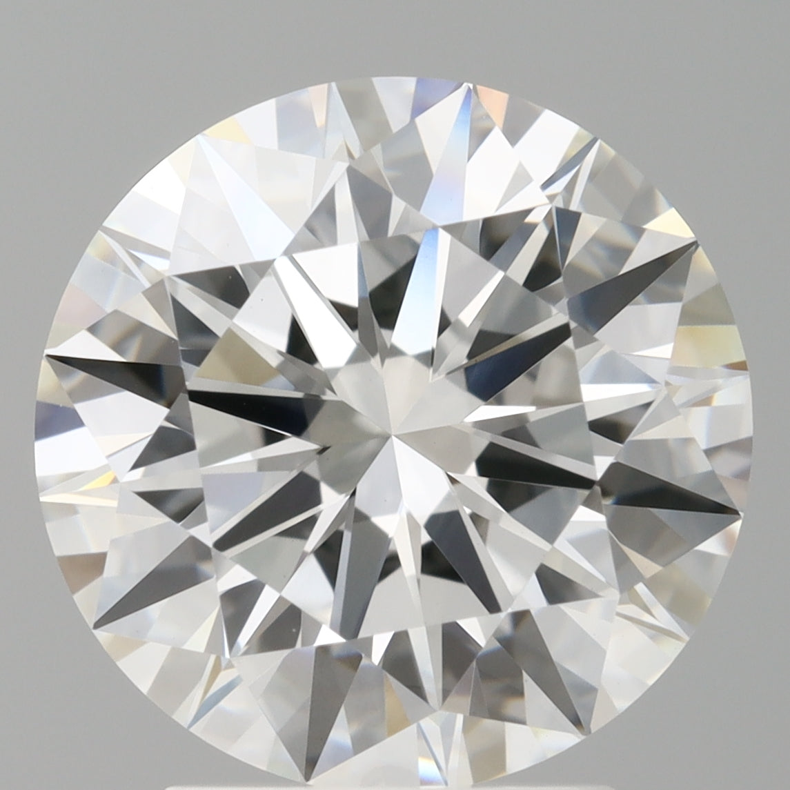 3.10 Carat Round Shaped, Ideal Cut, E Color, VVS2 Clarity, IGI Certified Lab Grown Diamond