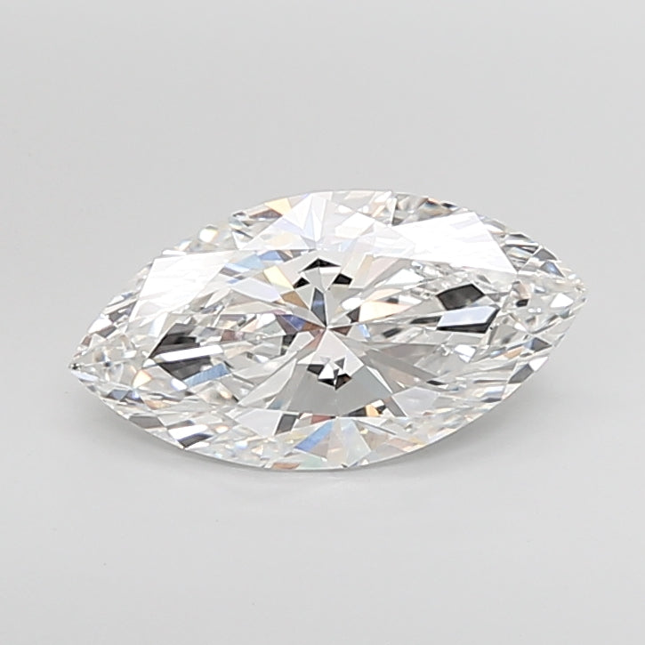 4.05 Carat Marquise Shaped, Ideal Cut, E Color, VVS2 Clarity, IGI Certified Lab Grown Diamond