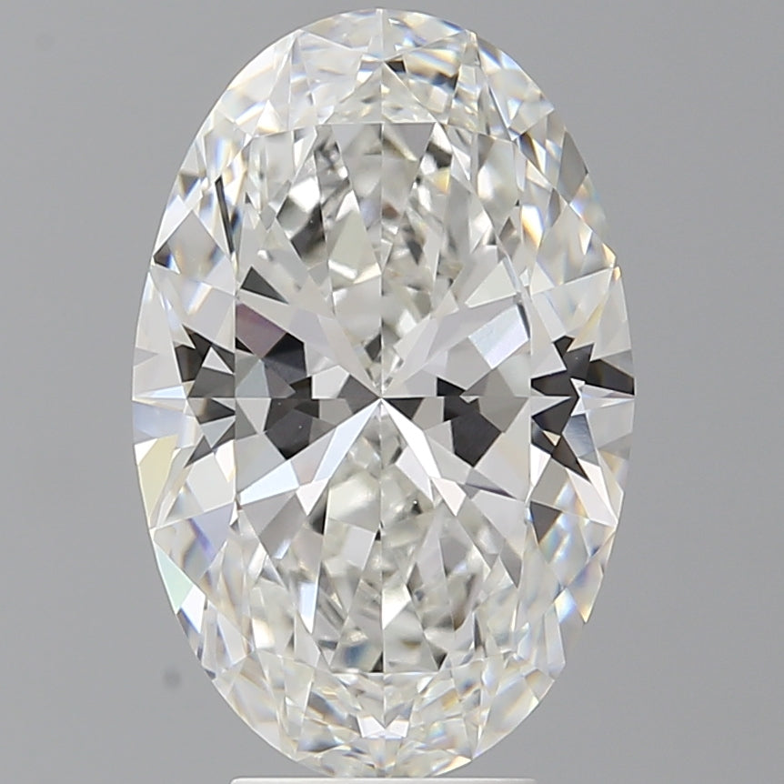 5.55 Carat Oval Shaped, Ideal Cut, F Color, VVS2 Clarity, IGI Certified Lab Grown Diamond