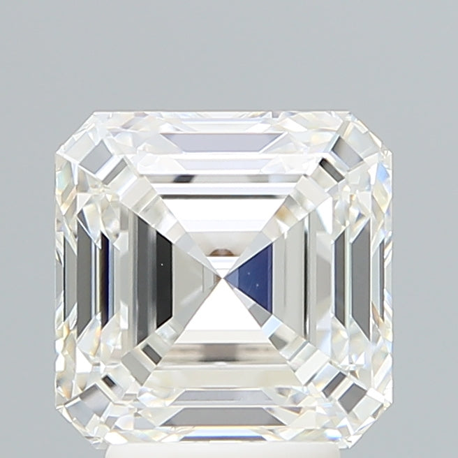 4.10 Carat Asscher Shaped, Ideal Cut, G Color, VVS2 Clarity, IGI Certified Lab Grown Diamond
