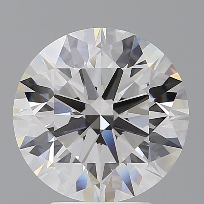 4.09 Carat Round Shaped, Ideal Cut, E Color, VVS2 Clarity, IGI Certified Lab Grown Diamond