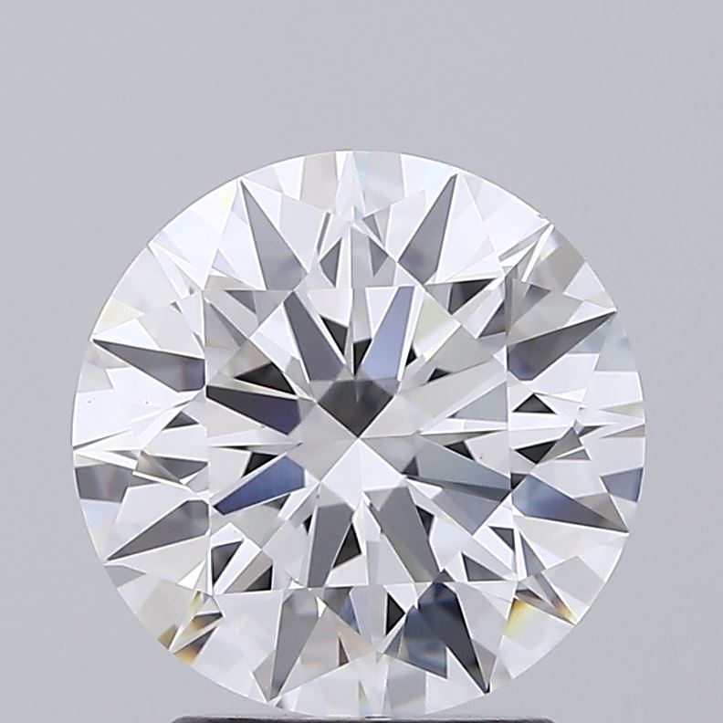 2.47 Carat Round Shaped, Ideal Cut, E Color, VVS2 Clarity, IGI Certified Lab Grown Diamond