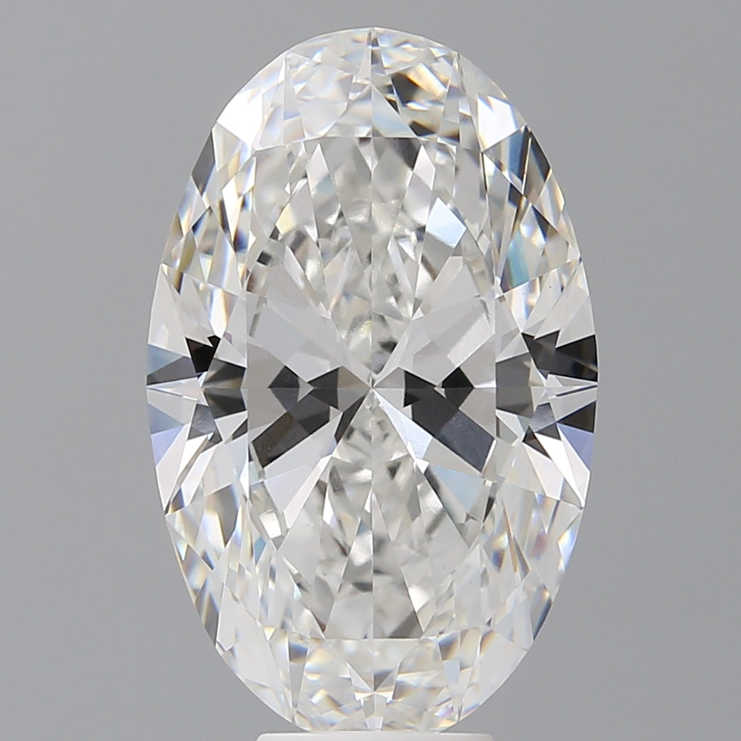 8.55 Carat Oval Shaped, Ideal Cut, F Color, VVS2 Clarity, IGI Certified Lab Grown Diamond
