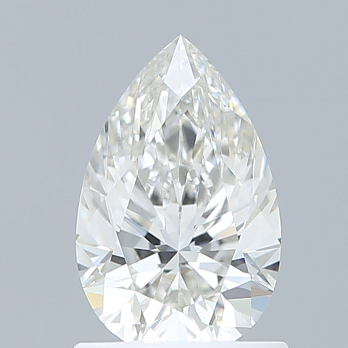 1.09 Carat Pear Shaped, Excellent Cut, F Color, VVS2 Clarity, IGI Certified Lab Grown Diamond