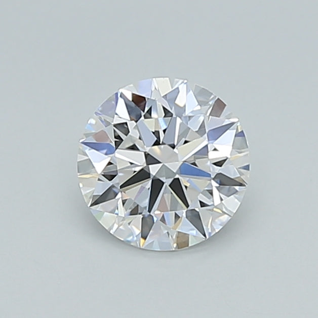 0.55 Carat Round Shaped, Ideal Cut, D Color, VVS2 Clarity, IGI Certified Lab Grown Diamond